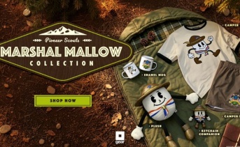 パイオニアスカウトのキャラクター「マーシャル・マロウ」のグッズが発売