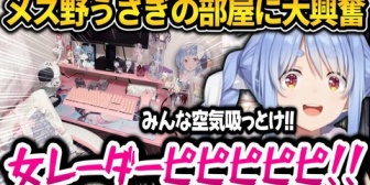 【ホロライブ】ぺこら、急遽リスナーの部屋視察でメス野うさぎを発見し大興奮するｗ