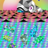 『カエルの背後に！』の画像