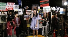 元SEALDs「組織犯罪計画の自由を奪うな」 国会前に500人集結