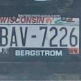 ハワイ州外の車ナンバー（ウィスコンシン州）