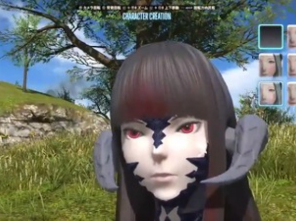 【FF14】Switch版のキャラクリでアウラの角の色が変更できるのは不具合確定、修正予定へ。フェイスペイントの色と連動して変わってしまう不具合の模様