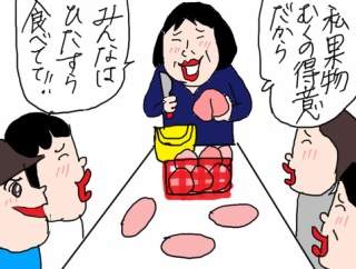 信玄餅＆桃狩り日帰り遠足④桃食べ放題！