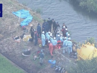 埼玉県行田市で下水道管の点検作業をした４人　次々と転落し全員死亡
