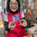 来週１６日（金）「そんぽの家」壬生「盆点前の会」お知らせ掲示用画像＆たくさんのお客様、招き猫の有難いＩさんも＆全てに感謝のミリアでした。