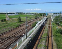 『新潟県営黒山駅分岐新潟東港専用線』の画像