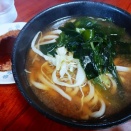 吉田のうどんにワカメうどん？　＠美也川