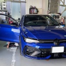 Golf8.5 R BlackEditionに各種作業させて頂きました！