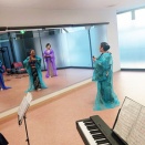 愛歌会公演『和すとりあ９』へ向けて合わせ進行中