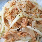 水にさらし不要！5分で簡単居酒屋風！新玉ねぎの無限ツナポンサラダ