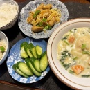 早いもので1周忌です＆と小松菜と鶏もも肉のクリーム煮