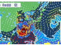 【悲報】台風13号、迷走・・・