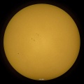 10月6日の太陽黒点