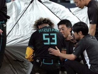 日本ハム水谷瞬が「左尺骨遠位端骨折」で抹消　復帰まで約6週間