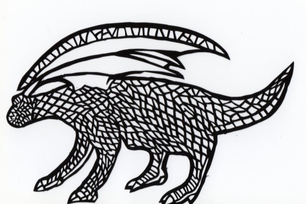 切り絵やってこ