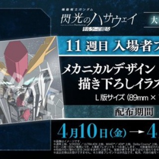 機動戦士ガンダム 閃光のハサウェイ キルケーの魔女【11週目入場者プレゼントは中谷誠一さん描き下ろしイラストカード】4月10日より配布開始