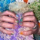 ポップな春ネイル