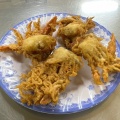 濃厚なエビの美味しさ満点な四方山話：小エビと真珠貝のアメリケーヌソース スパゲッティ