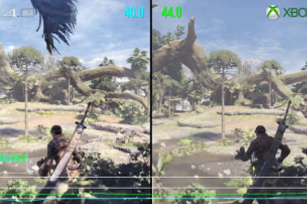 機種比較 Eurogamer Dfが モンスターハンター ワールド 比較動画を公開 Xb1xはps4proより低解像度 遠景省略で数fpsを稼ぐのみ 速報 保管庫 Alt