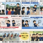 ソフトテニス顧問＋教師