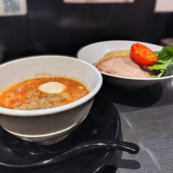 《トマトの旨味とトリュフの香り!個人的に一番好きなつけ麺!》つけ麺 中華そば アンタイNOODLES＠昭島市<トリュフトマトつけ麺>