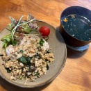 ガパオライスで昼ごはん