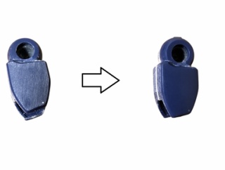 整形色でも表面処理。やすり傷を楽に消す方法