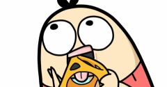 ワッパ、むしゃぶりつく