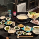 今期最後の？温泉湯豆腐と天ぷらの夜ごはん