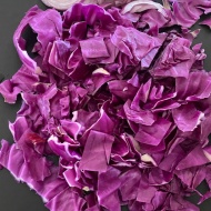 寒いので〜コンソメいらずの色鮮やかな紫の食べるスープ