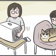 アヤちゃんとマロちゃんの初対面