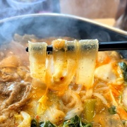 相生　牛胡麻麻辣湯鍋♪《すき家》