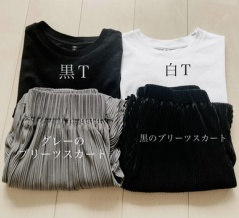 【ミニマリスト主婦の夏服】今年はこの2パターンを着回し。
