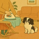 アイロンがけとぷぅ