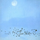 山の端に　あぢ群騒ぎ　行くなれど　我は寂しゑ 君にしあらねば