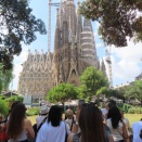 バルセロナ　サグラダファミリア到着（5日目）