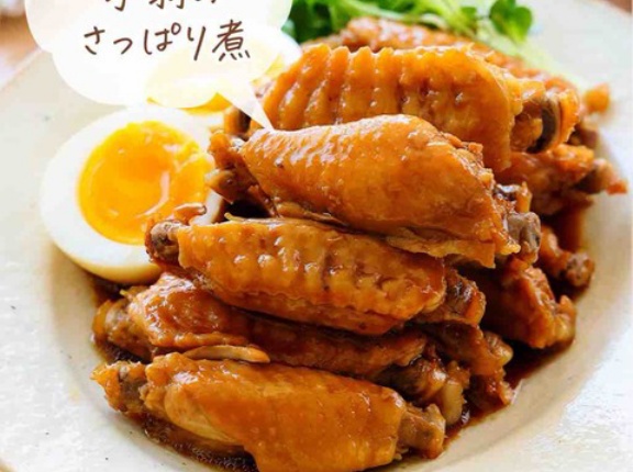 ♡ほったらかし！手羽のさっぱり煮♡【#簡単レシピ #時短 #節約 #煮るだけ #ほったらかし煮 #作りおき #お弁当 #お酢煮 】