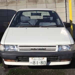 トヨタ スターレット 1984年 ホワイト 1984 Toyota Starlet KY-84-VT