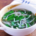 レンジで煮こまない★ニラもやし中華スープ【レシピ2511】#ニラ #もやし #中華 #スープ #レンジ調理