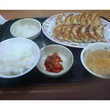 『新橋 餃子の王将「新橋店限定 おろし餃子定食」730円』の画像