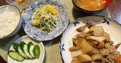 結婚記念日ですが＆豚小間と大根、ゴボウの炒め煮