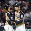 秋吉の防御率　去年→4.23 今年→1.47