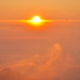 『山からの夕日』の画像