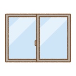 『窓シート剥がしで悪戦苦闘まるで幽霊屋敷』の画像