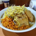 ■秋葉原の「らーめん忍者」で、デカ盛り煮干しラーメン！