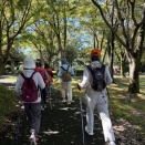 10月1日は　晴れ曇り　23℃です。　ノルディックウォーク日和です。