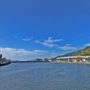 呉市広　日の出橋から　広大橋を　望む