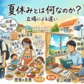 夏休みの話を高校生としてみて