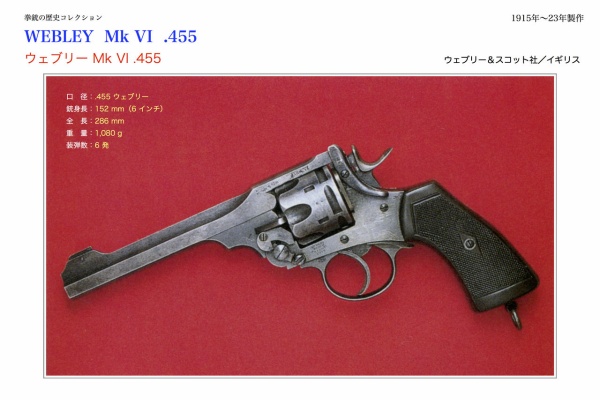 拳銃の歴史コレクション ウェブリー スコット社