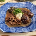 平川屋さんの豆腐丼の夜ごはん